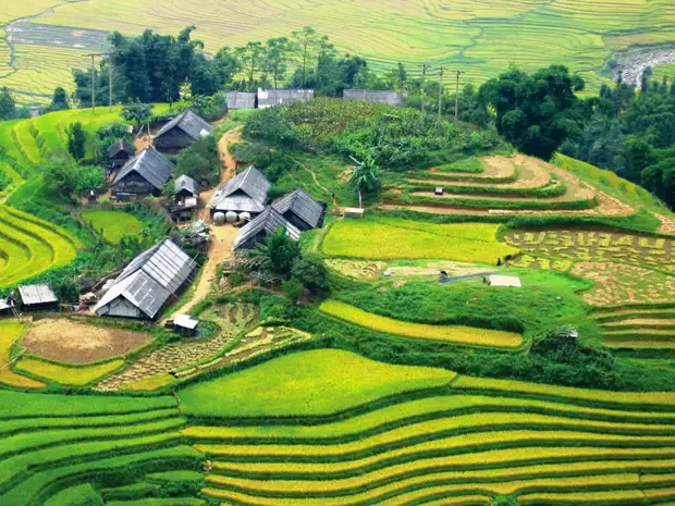 Удивительный пейзаж Вьетнама.
