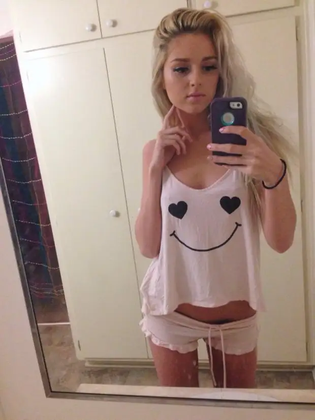 Blonde Emo Teen Girl Pajamas