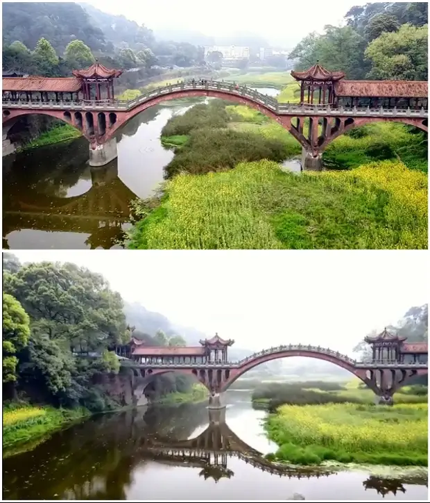 Живописный Лунный мост стал новым впечатляющим объектом культовой горы Китая