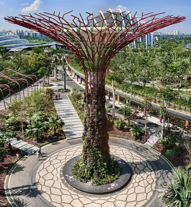 Футуристические сады в Сингапуре