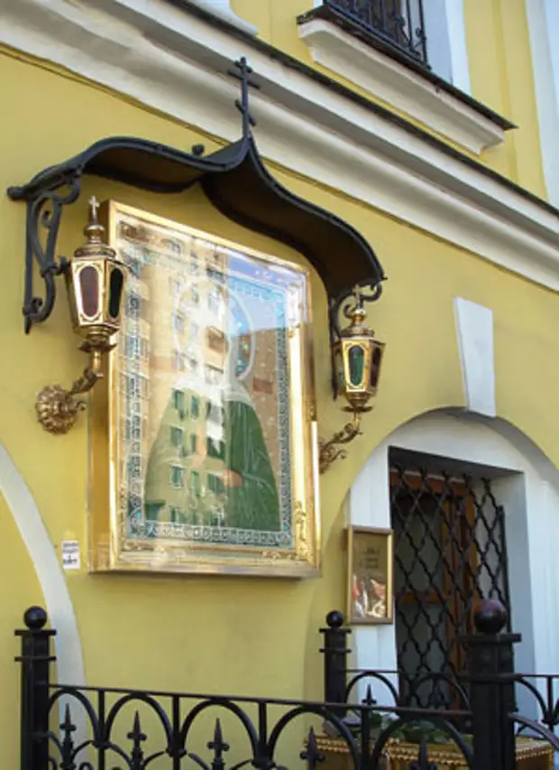 Икона Святой блаженной Матроны. Покровский монастырь.