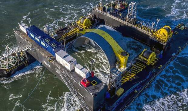 Огромный приливной генератор запущен у берегов Новой Шотландии