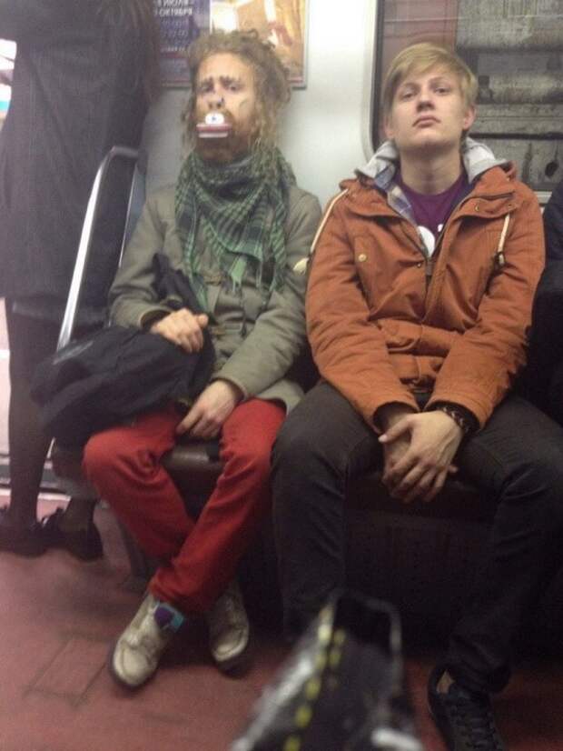 Чудаки и модники из метро