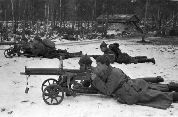 Советские пулеметчики в период Советско-финской войны 1939—1940 гг.