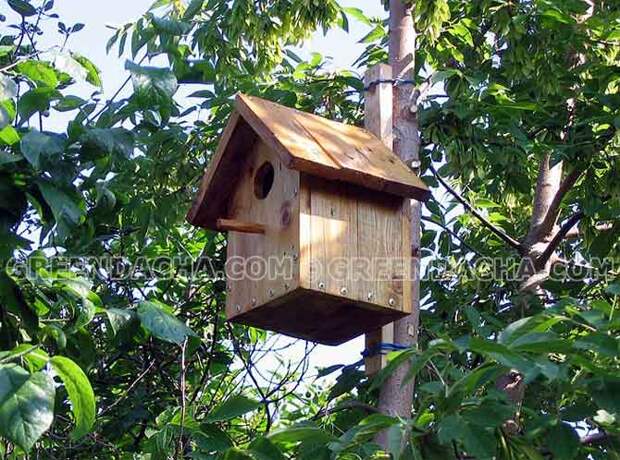 Скворечник из досок европоддонов. Скворечник из досок европоддонов.