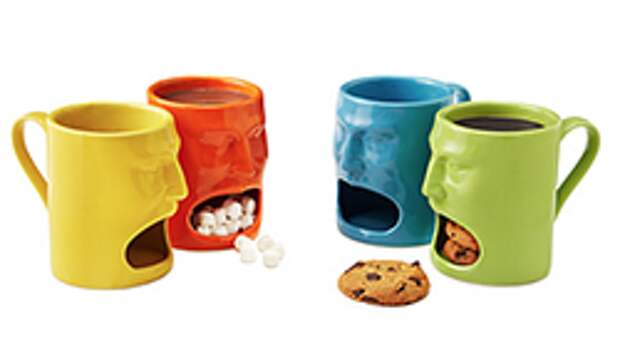 warm or cool face coffee mugs