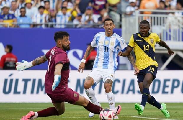 Товарищеский матч. Аргентина минимально обыграла Эквадор