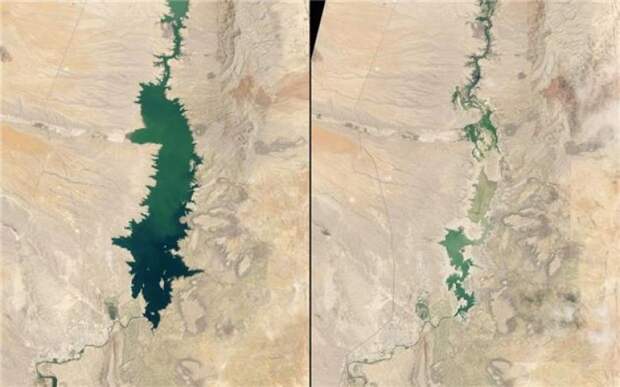 elephant-butte-dam-mexico-in-1994-and-2013