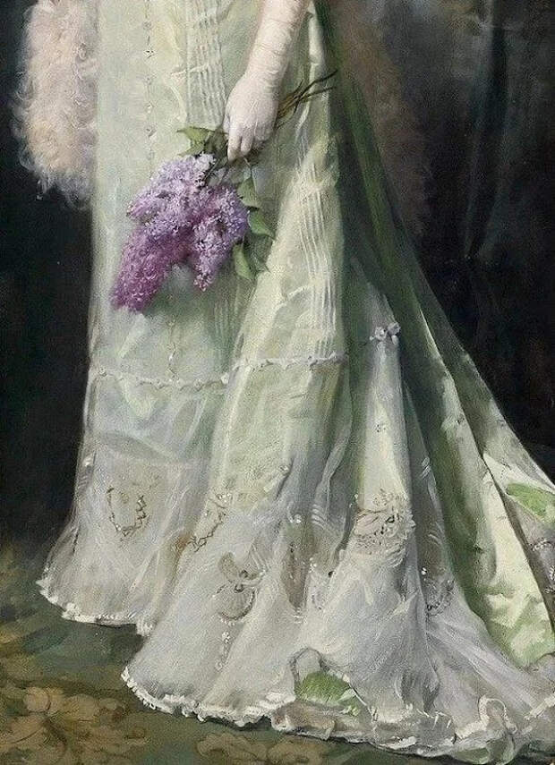 С цветком сирени Автор: Герман Клементс 1904