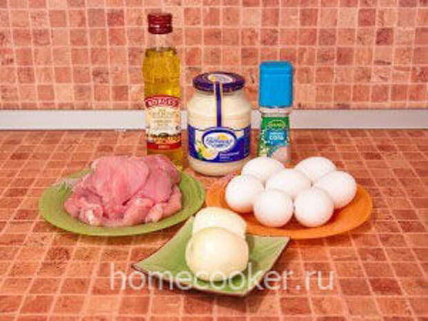 Ingredienty dlya salata Nezhnost 300x225 Салат «Нежность»