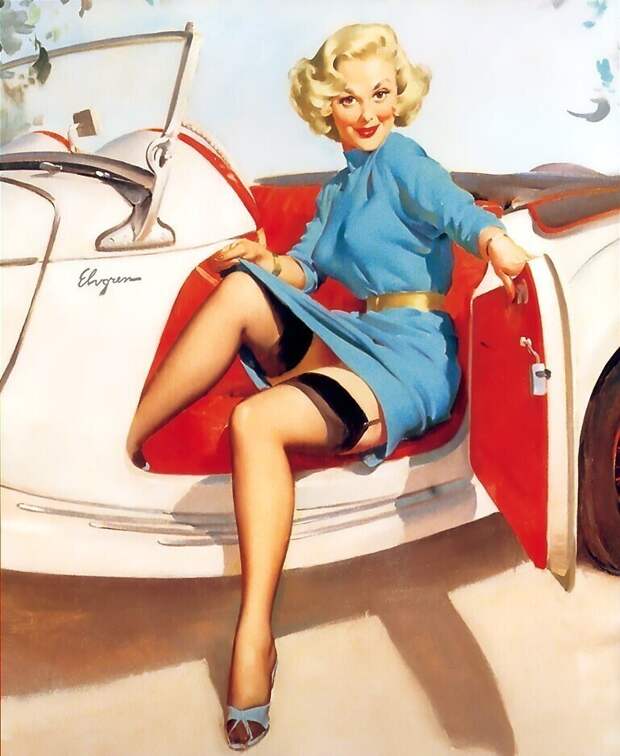 Pin-up — художник Джил Элвгрен