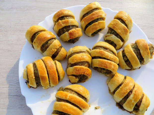 Кебабчики в духовке Выпечка, Вкусно, Приготовление, Рецепт, Фарш, Тесто, Другая кухня, В духовке, Видео, Длиннопост