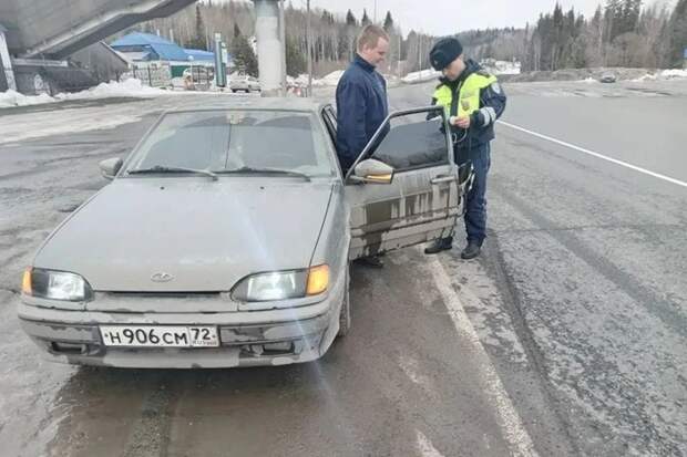 Меры патрулирования усилены на трассе в Тюменской области в сторону Ханты-Мансийска