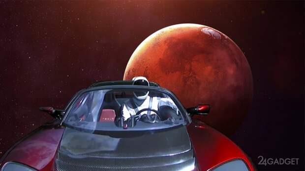Где сейчас автомобиль Tesla, который запустили в космос пять лет назад