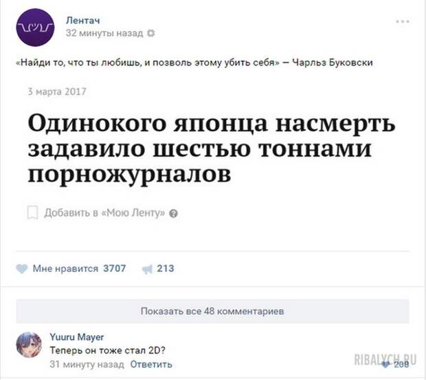 комменты из соцсетей
