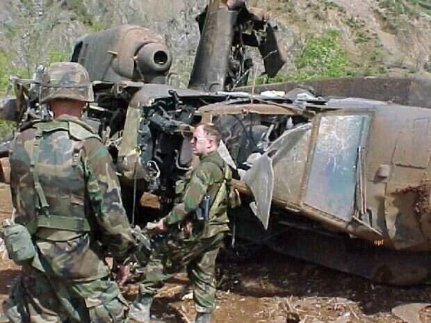 Обломки черных ястребов. Потери НАТО в Югославии