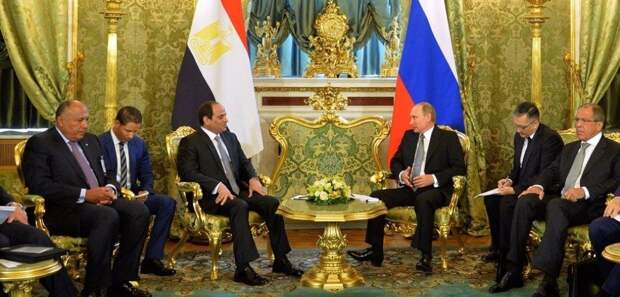 Владимир Путин в Египте