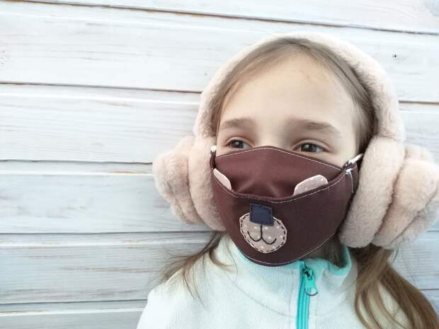 Идеи защитных масок для детей.