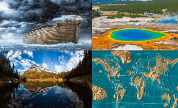 Карта затопления мира слегка изменилась: Ковчегом будет… Йеллоустоун. Карта затопления мира слегка изменилась: Ковчегом будет… Йеллоустоун.