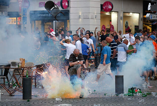 Беспорядки на улицах Марселя