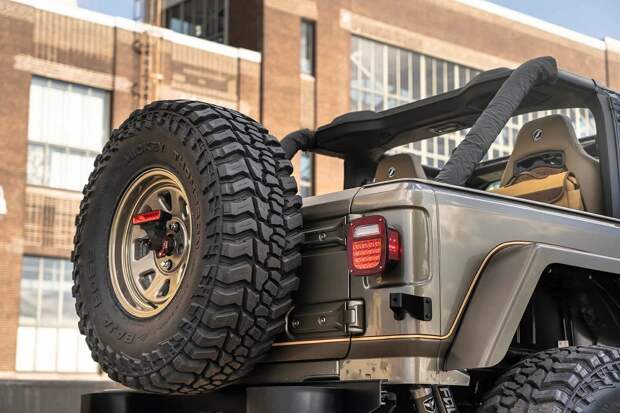 Модифицированный Jeep Wrangler от Quadratec