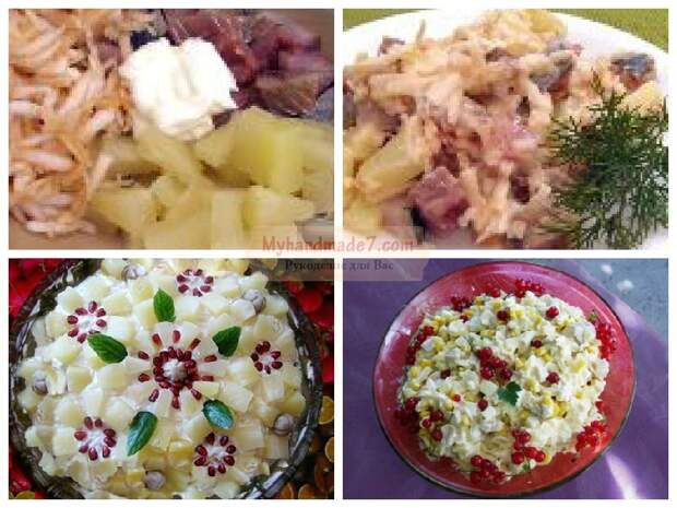 Салат с грибами и ананасами: лучшие рецепты с фото