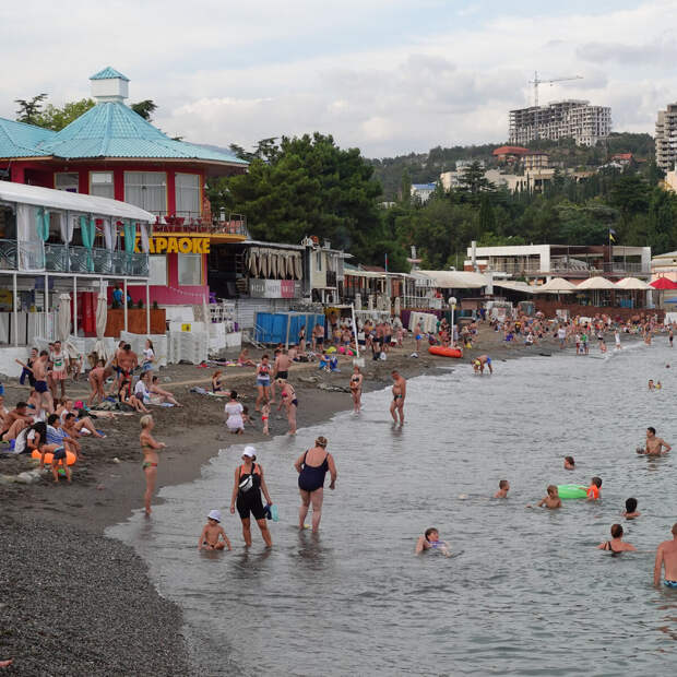Алушта пляж