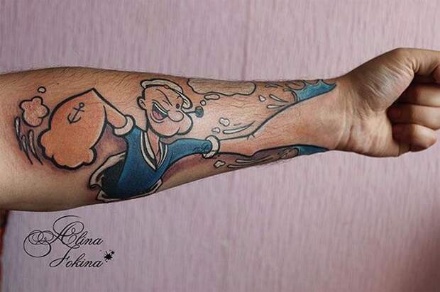 Потрясающие татуировки, сделанные на самом подходящем месте