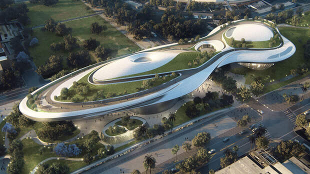 Так выглядит новый проект музея Джодда Лукаса. /Фото: elle.ru