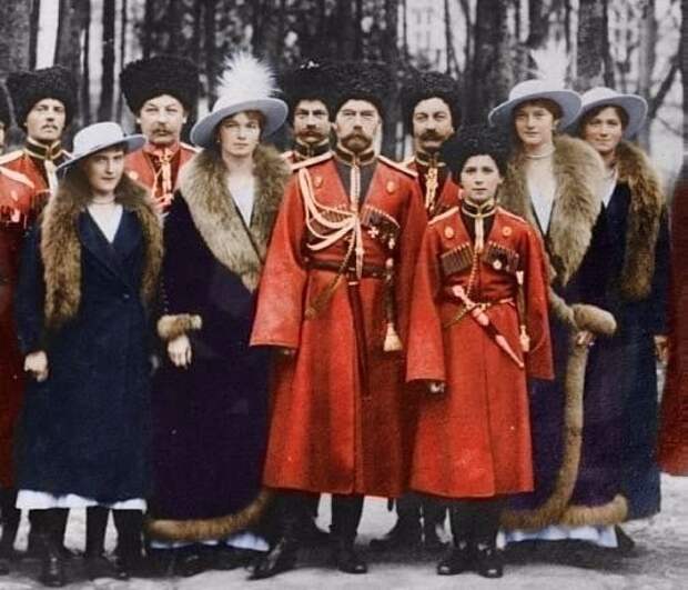 Последняя семья императоров Романовых. 1917г. Увидеть, интересные, фото