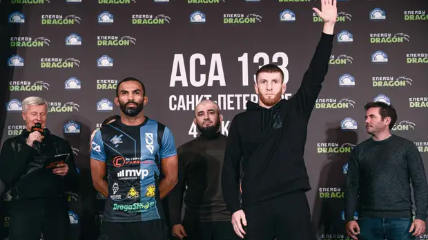 Бимарзаев и Лима уложились в вес перед боем на турнире ACA 133