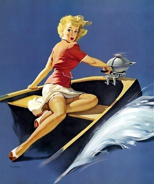 Pin-up — художник Джил Элвгрен