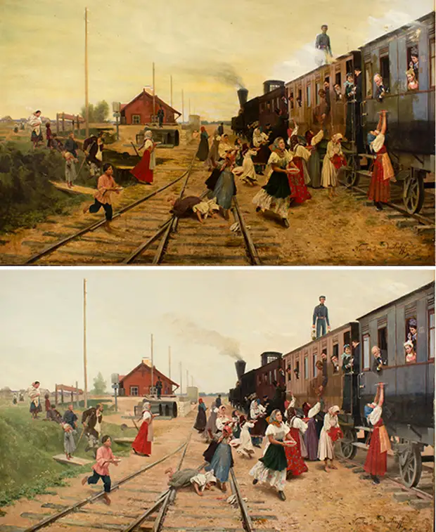 7 старинных картин до и после того, как к ним приложили руку реставраторы