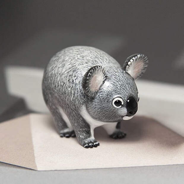 I Create Unique Animal Sculptures From Polymer Clay