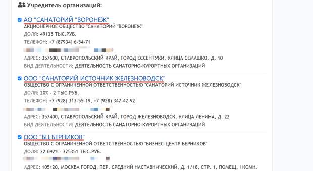 Скриншот страницы сайта list-org.com