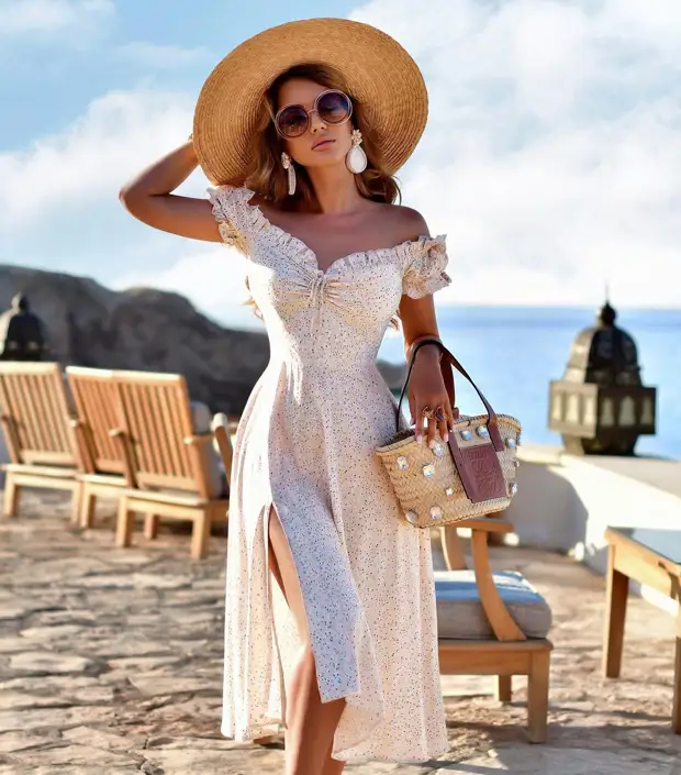 Как и с чем носить платье с разрезом: 15 стильных идей для seksуальных леди