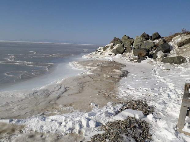 Крещенские морозы во Владивостоке сопровождаются сильным ветром