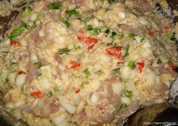 Курино-кабачковые котлетки (1) (650x463, 272Kb)