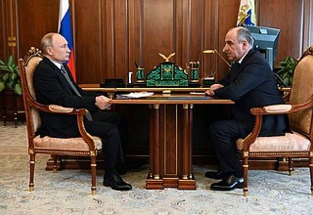 Встреча с главой Карачаево-Черкесии Рашидом Темрезовым.