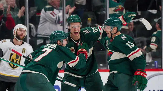«Миннесота» разгромила «Вегас» и сравняла счёт в серии плей-офф НХЛ