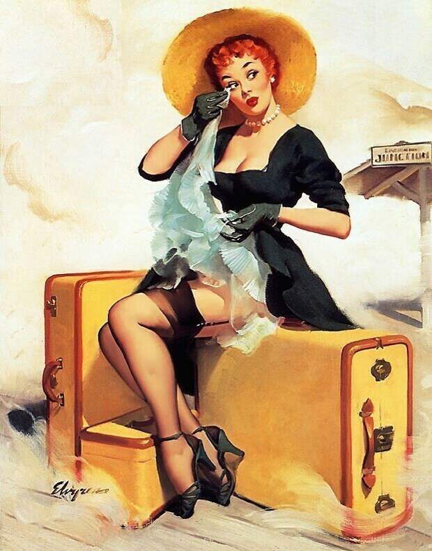 Pin-up — художник Джил Элвгрен