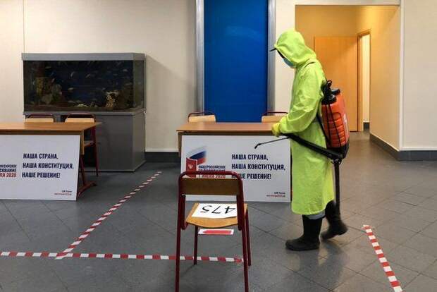 Полную санитарную безопасность обеспечат голосующим на участках в Москве Полную санитарную безопасность обеспечат голосующим на участках в Москве