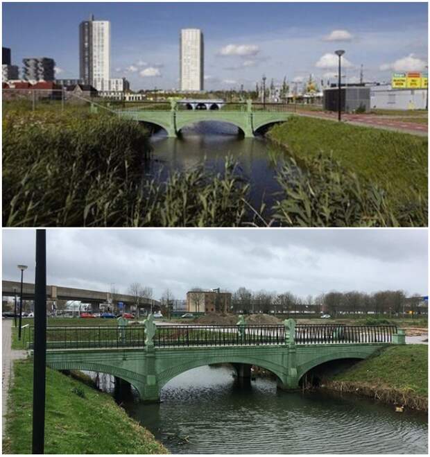 Переправа в стиле барокко получилась более театральной (Spijkenisse, Голландия). | Фото: boredpanda.com/ m.fotostrana.ru.