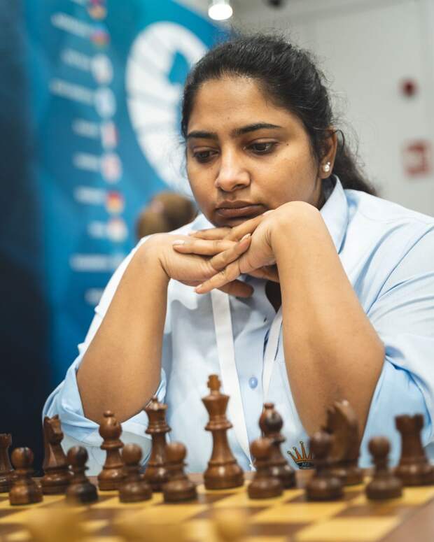 Indian WGM Mary Ann Gomes at World Women's Team Championship