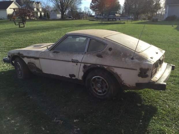 Datsun 280Z 1977 года выпуска, который последние 32 года хранился в сарае