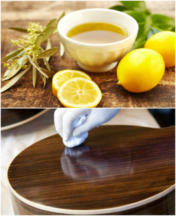 Использование оливкового масла и лимонного сока в быту.