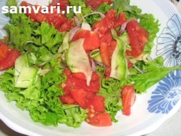 летний салат рецепт