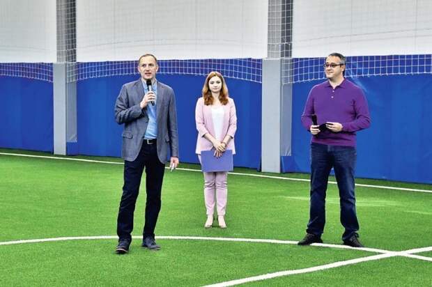 В Свиблове открылся футбольный манеж, где можно играть весь год