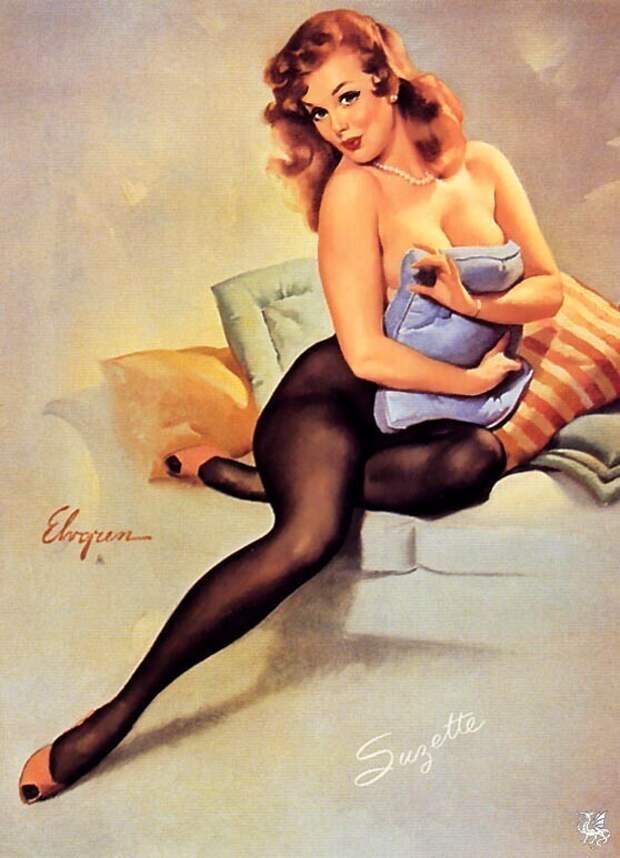 Pin-up — художник Джил Элвгрен
