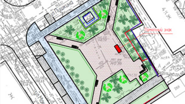 Карта сквера / Фото: из документации на портале госзакупок
